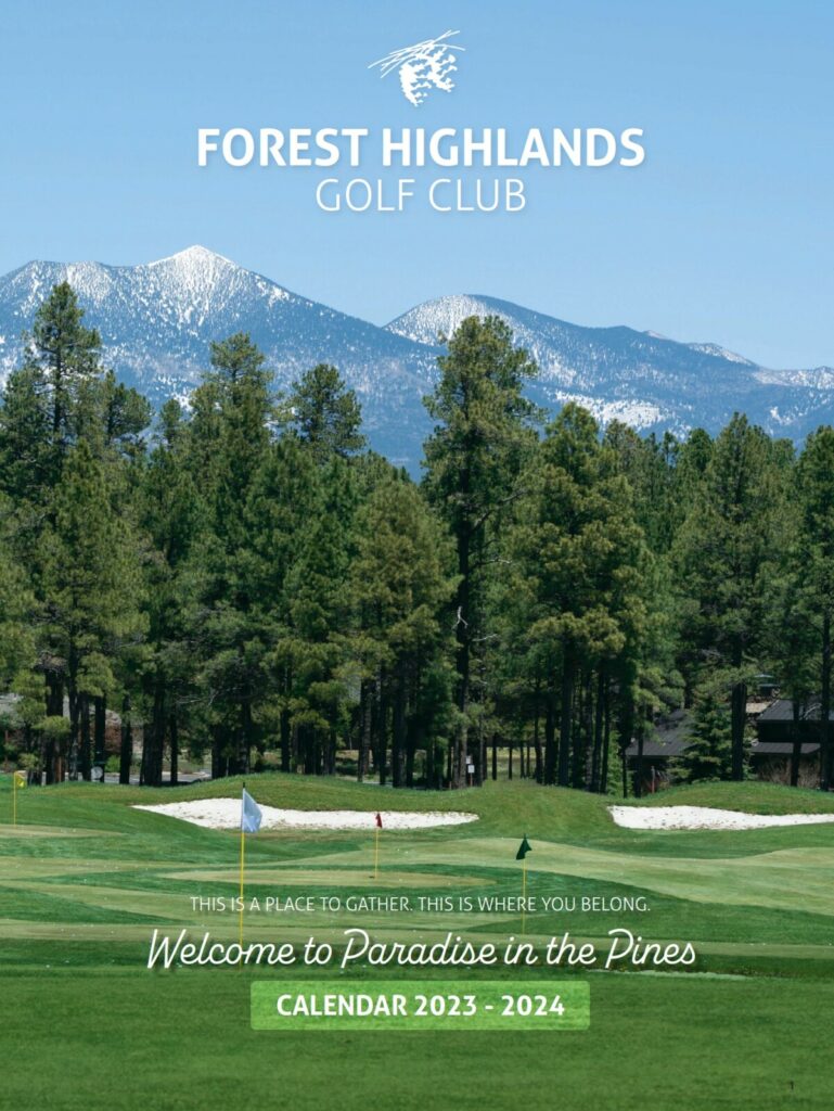 2023 Forest Highlands Calendar COVER
